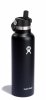 Hydro Flask STANDARD MOUTH Stalowa Butelka Termiczna do Wody 620 ml z Chowanym Ustnikiem / Czarna